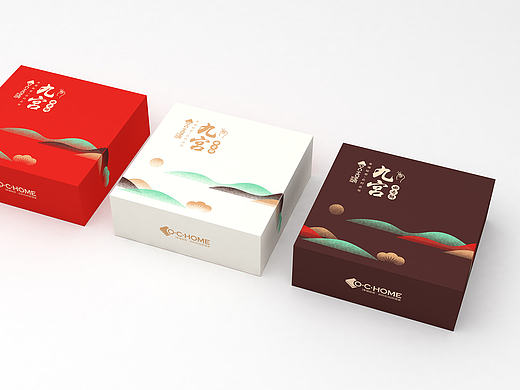 饼干包装零食包装曲奇饼干盒子包装盒电商淘宝天猫包装C4D建模渲染