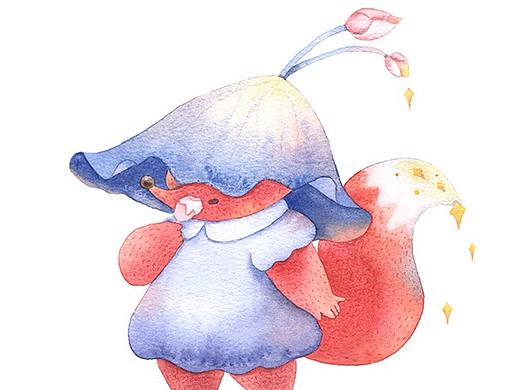 《二十四节气》系列原创水彩插画
