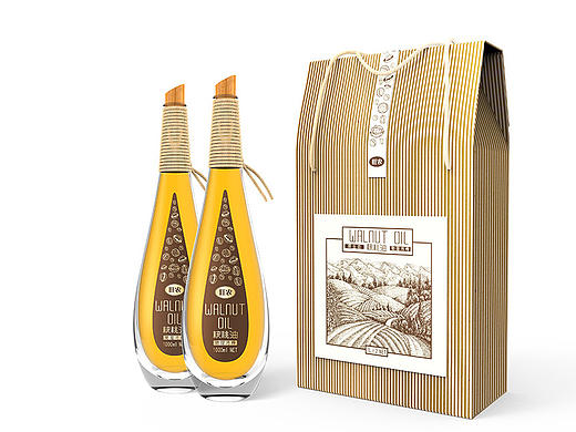 高端核桃油包装设计｜农产品包装设计｜圣智扬创意设计