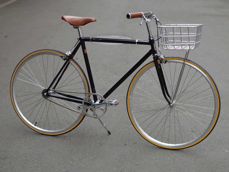 tsunami雷诺520套管铜焊复古自行车