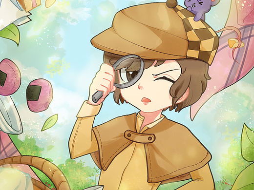 谁吃了食物？（个人主页-ZNTkxMTI5OTI=） - 儿童插画 - 站酷设计师水描画青原创素材 - 站酷ZCOOL