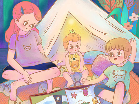 儿童插画 这两天的新作品