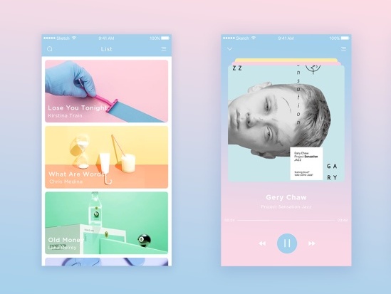 粉嫩的gui配色练习_冰箱怪-站酷ZCOOL