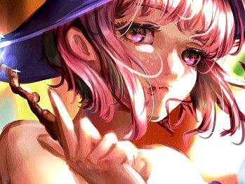 魔女与她的使魔猫（个人主页-ZNDIxMTI4NDQ=） - 创作习作 - 站酷设计师豆沙的色号原创素材 - 站酷ZCOOL