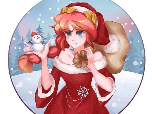 【2018.4.25】圣诞雪娃娃（个人主页-ZMjgxODY5NjQ=） - 创作习作 - 站酷设计师大米0616原创素材 - 站酷ZCOOL