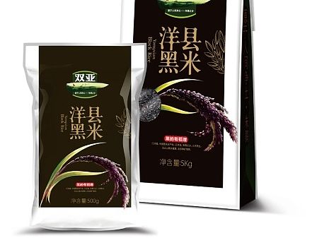 智多邦——双亚黑米品牌设计 黑米包装设计 食品品牌设计 食品包装设计