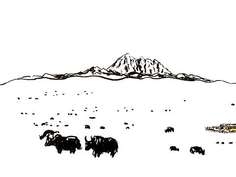 家乡（个人主页-ZMzc3MjMzMDQ=） - 商业插画 - 站酷设计师Z58497733原创素材 - 站酷ZCOOL