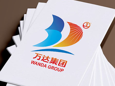 万达30周年logo-帆船