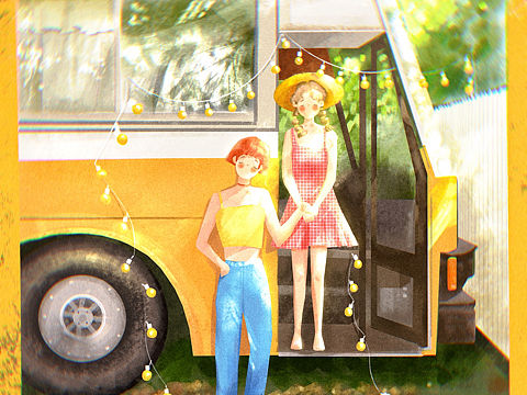 风平浪静的闲暇（个人主页-ZNTA0NzExMjQ=） - 艺术插画 - 站酷设计师牛腩Niu_P原创素材 - 站酷ZCOOL