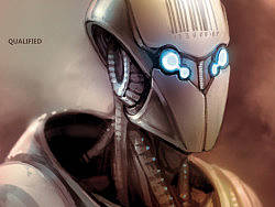 金属人绘画过程