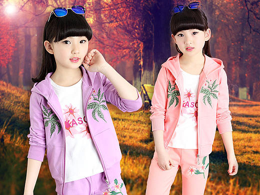 秋季兒童套裝直通車圖（個人主頁-ZMTgwMjQ5OTY=） - 兒童服飾 - 站酷設(shè)計師我是小野藍(lán)天原創(chuàng)素材 - 站酷ZCOOL