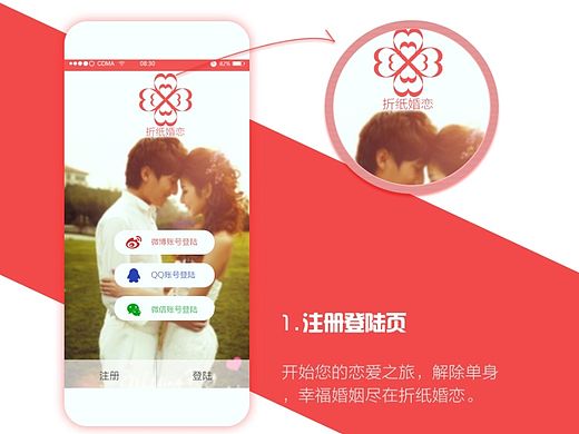 婚恋类APP，刚接触触APP，设计一下，希望大神指点指点，谢谢！！！