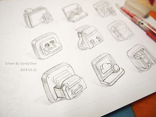 写实Icon手绘练习9枚