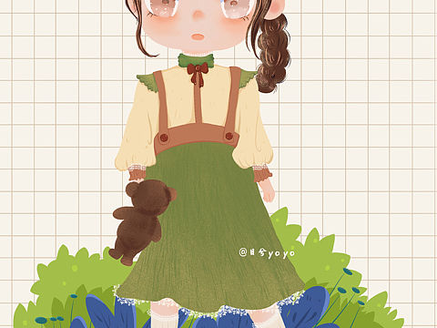 都是原创，儿插和头像都可以接单哈