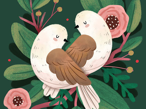 临摹插画【moon.F木茴】