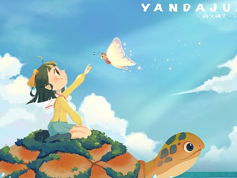 一個人的旅行（個人主頁-ZNTM5Mzg5MDQ=） - 商業(yè)插畫 - 站酷設(shè)計(jì)師顏阿橘原創(chuàng)素材 - 站酷ZCOOL