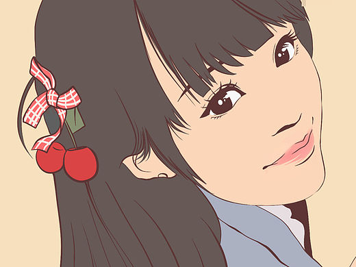 【原创作品】真人手绘单色插画