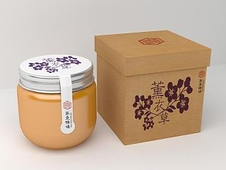 一款蜂蜜LOGO设计及包装