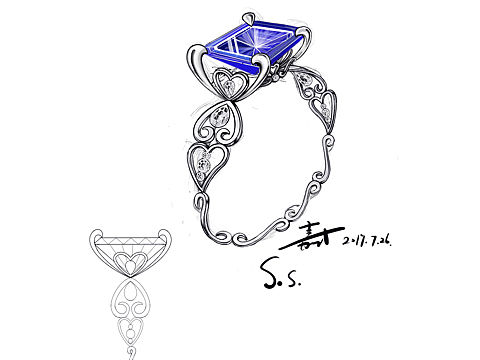 珠寶設(shè)計(jì)（個(gè)人主頁(yè)-ZMzgwNDc3NjQ=） - 首飾設(shè)計(jì) - 站酷設(shè)計(jì)師圓臉的首飾嘉原創(chuàng)素材 - 站酷ZCOOL