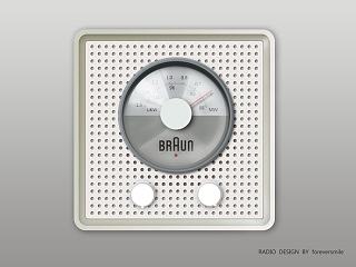 回音作业2--braun（博朗）老式收音机icon