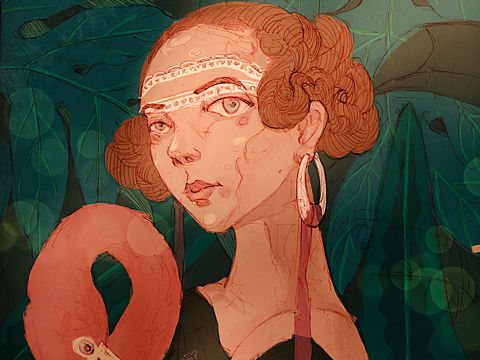 有温柔力量感的女孩