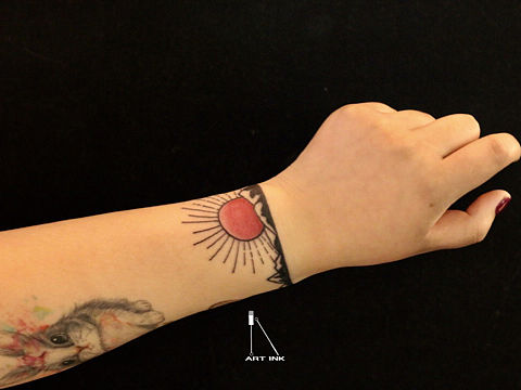 臂环纹身 （客人自带图）