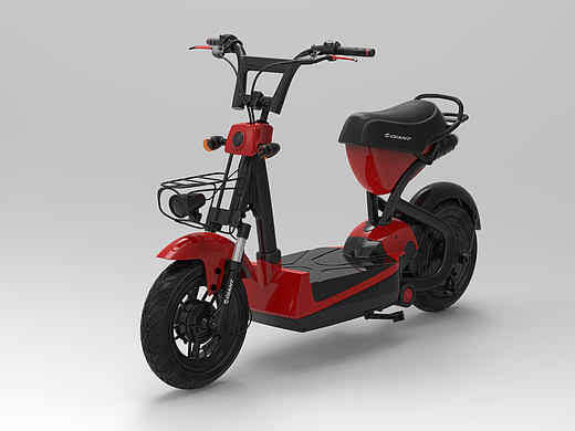 捷安特电动车模型渲染