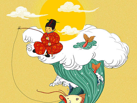 元宵戏鱼