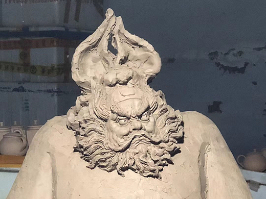 泥塑钟馗