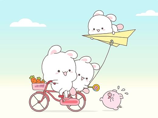 微信表情欢乐兔4