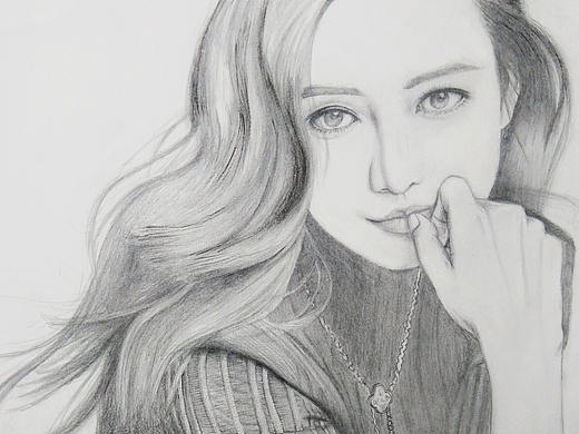 素描人像練習(xí)-王鷗（個(gè)人主頁(yè)-ZMTczMTgyNzY=） - 創(chuàng)作習(xí)作 - 站酷設(shè)計(jì)師元紫彈原創(chuàng)素材 - 站酷ZCOOL