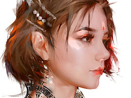 画画