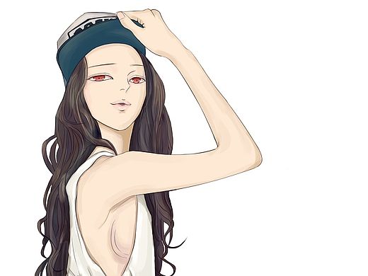 女战士（个人主页-ZMTMzNDUxODQ=） - 新锐潮流插画 - 站酷设计师面条Noodle原创素材 - 站酷ZCOOL
