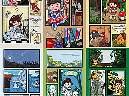 一組卡通人物主題壁紙～