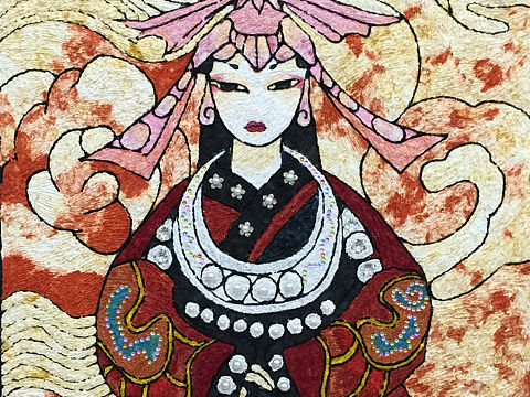 手工纸浆画