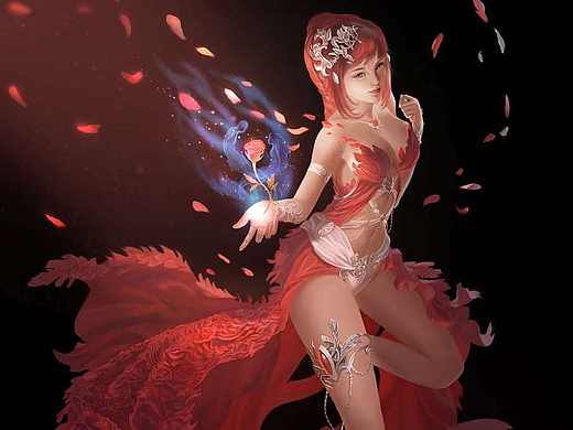 游戏女角色（临摹）（个人主页-ZMjEzMDk1MDQ=） - 文案/策划 - 站酷设计师袋鼠兜兜里的树懒原创素材 - 站酷ZCOOL