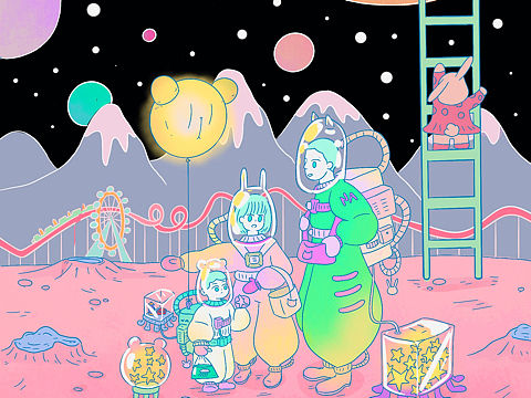 去月球欢乐谷捡星星玩吗