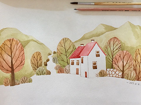 【水彩參考練習】（個人主頁-ZMjQ2MjYxMjA=） - 創(chuàng)作習作 - 站酷設計師超LUCKY的小妮原創(chuàng)素材 - 站酷ZCOOL