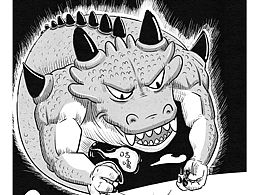 龍豬插畫(huà)小練習(xí)