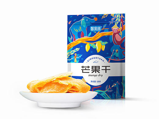果干/蜜饯包装设计 静行设计