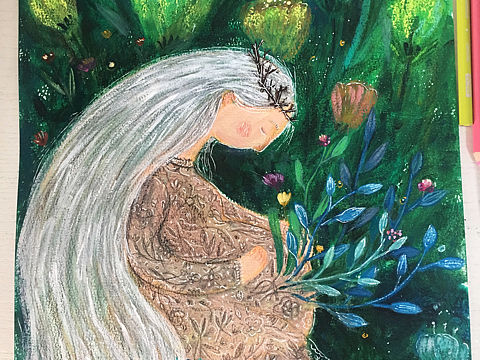 《life》（个人主页-ZMzE3MjY5NzI=） - 艺术插画 - 站酷设计师CarolineStudio原创素材 - 站酷ZCOOL