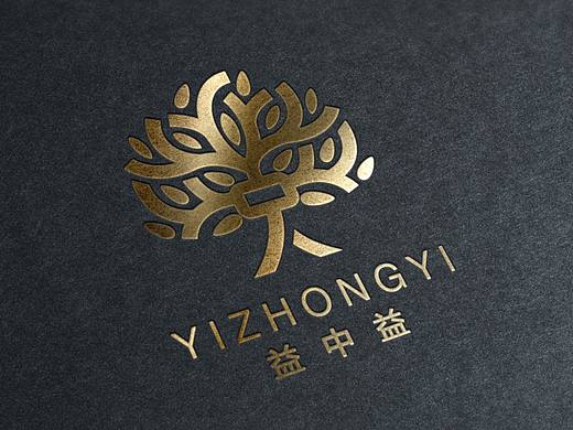 “益中益”品牌健康膳食LOGO设计