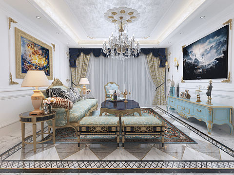 法师风格室内设计效果图