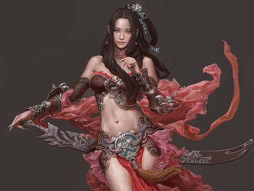 钟风华女性角色设计