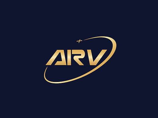 AIR V  通航领域、直升机logo设计