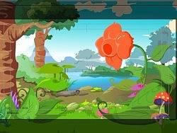 二位动画场景falsh插画