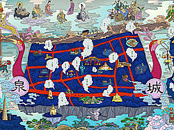 济南文化旅游地图