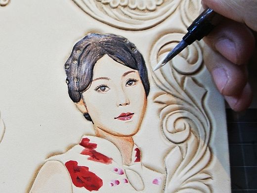 窈窕淑女，君子好逑~为求婚定制红宝石手工钱包