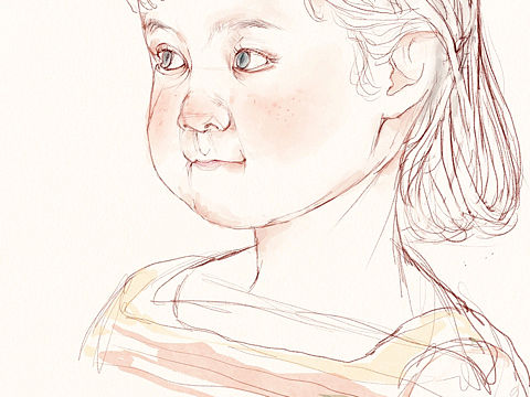 近期画的小朋友