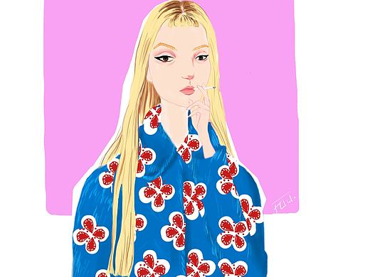 服装插画临摹（个人主页-ZNDI0MDQ0Njg=） - 绘本 - 站酷设计师青丝828原创素材 - 站酷ZCOOL